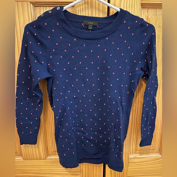 J. Crew Sweaters - J. Crew Polka Dot Merino Wool Sweater